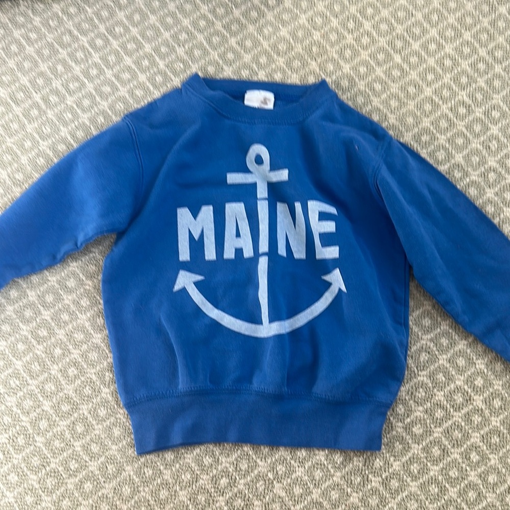 Blue Kids Anchor Sweatshirt